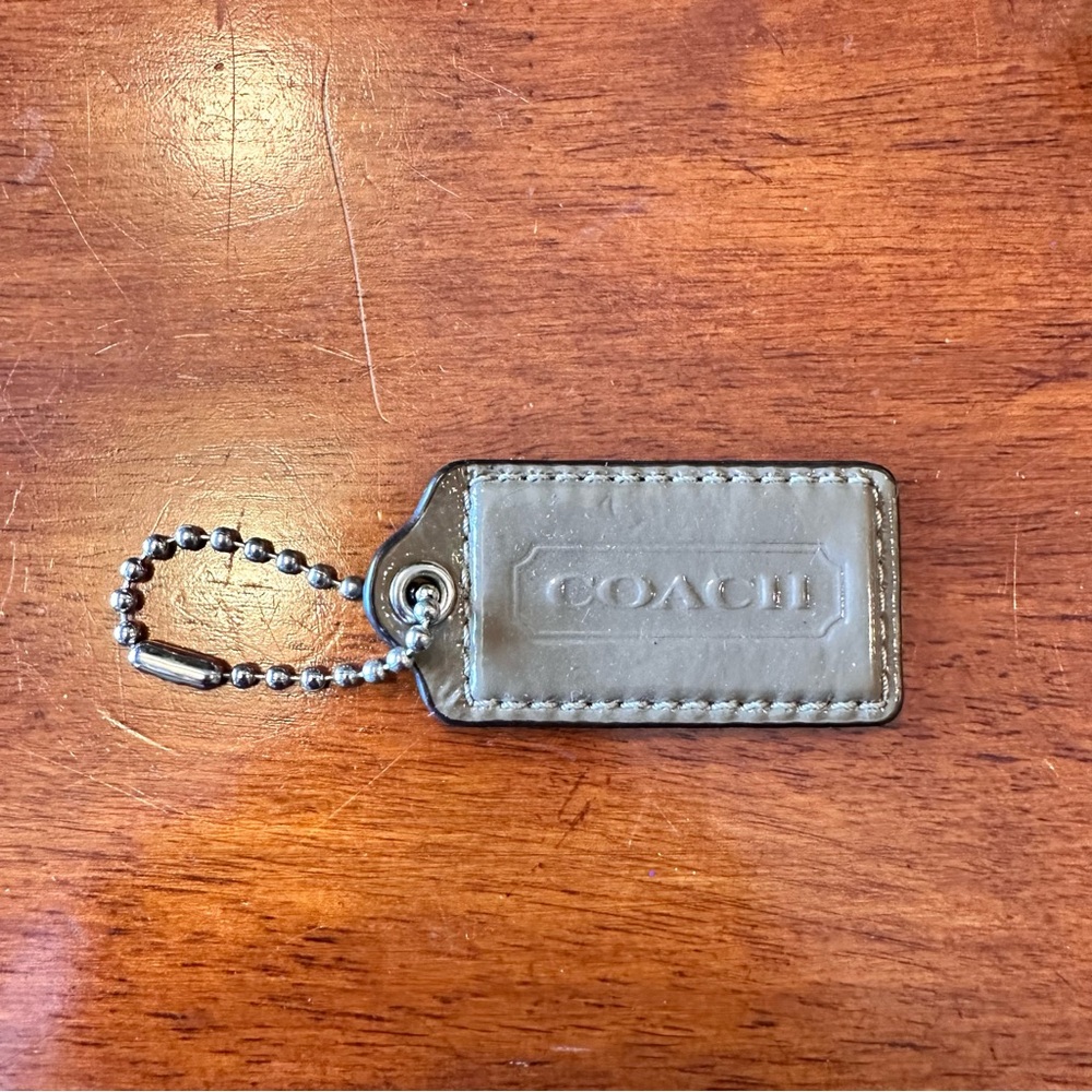 Coach Brown Leather Key Holder
